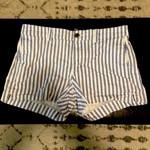 Blue and white everyday shorts
